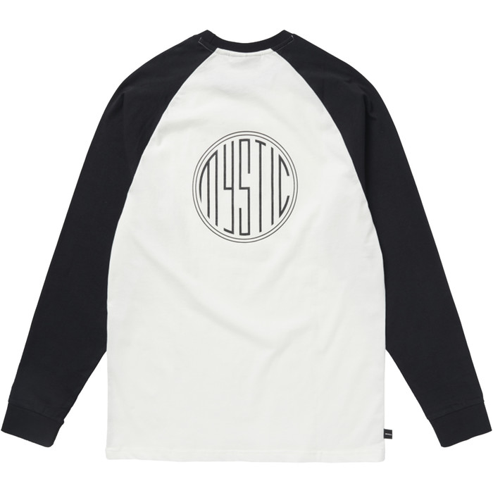 2023 Mystic Mens Scope Long Sleeve Tee 35105.23015 - Black / White